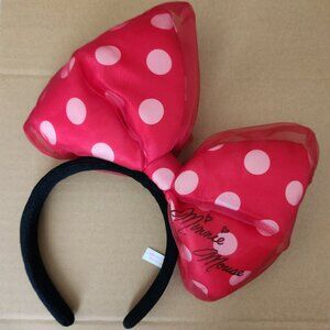 Tokyo Disney Resort Red Bow Minnie Mouse Headband Japan Disneyland Kawaii